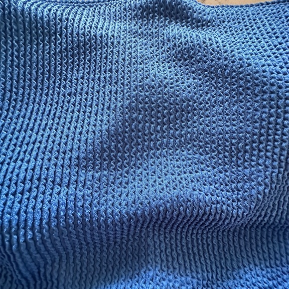 Lilly Pulitzer Womens Barton Blue Alizee Scrunch One Piece Swimsuit Sz 16 - Picture 11 of 14